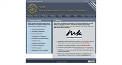 Desktop Screenshot of documentexaminers.org